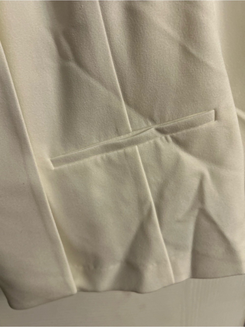 Anne Klein White Open-Front Women's Blazer Jacket - Picture 4 of 6